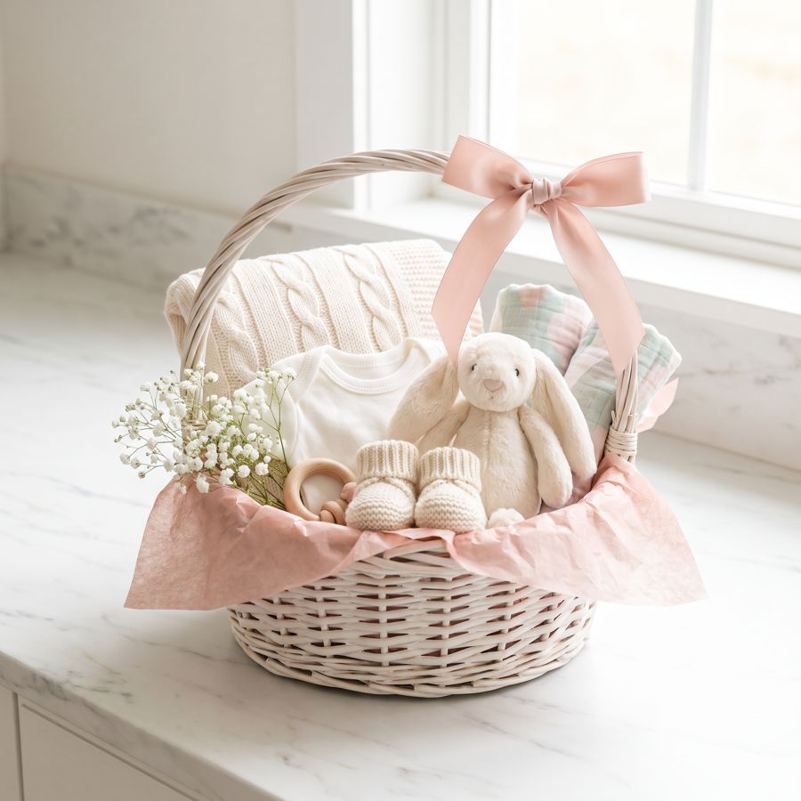 Welcome, little one hamper idea