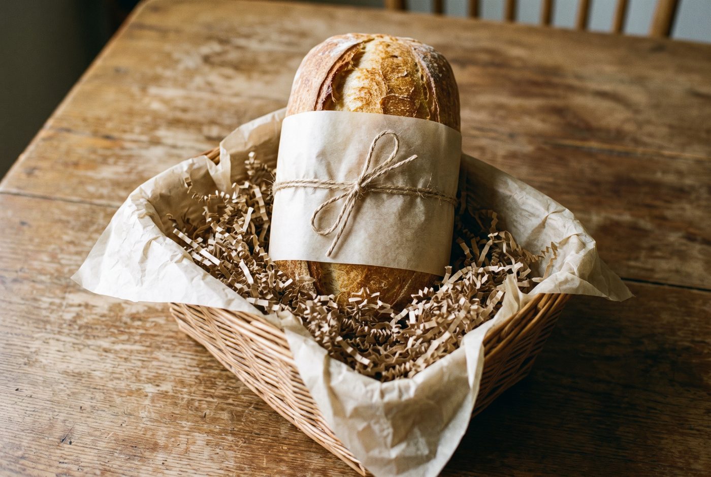 A thoughtfully arranged handmade gift hamper